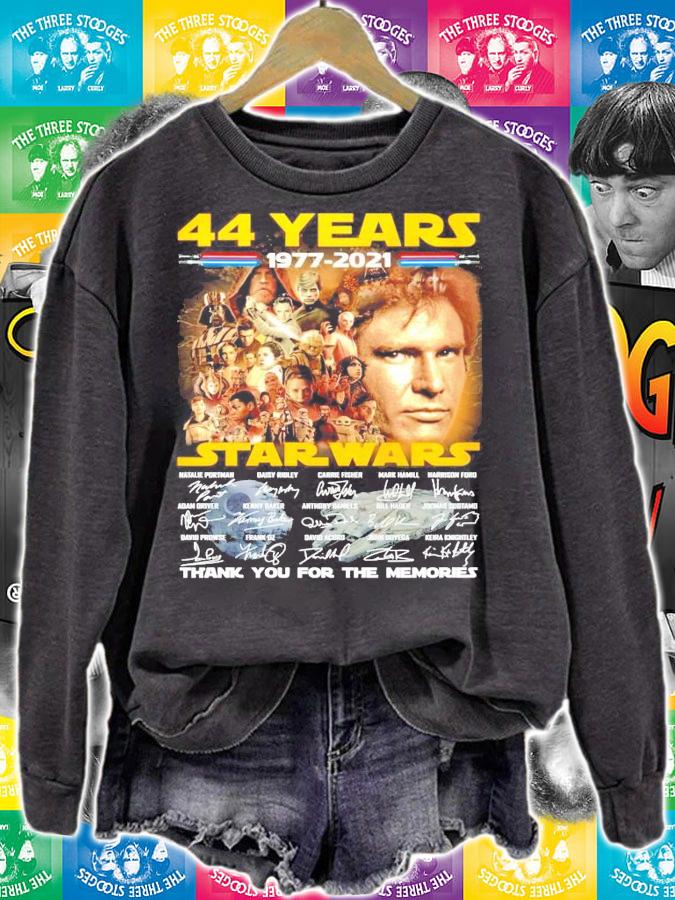 44 years 1977-2021 Star Wars signature shirt