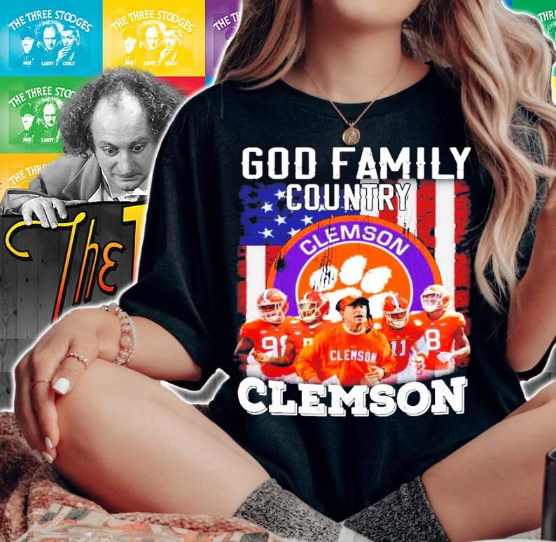 God family country Clemson shirt woman shirt