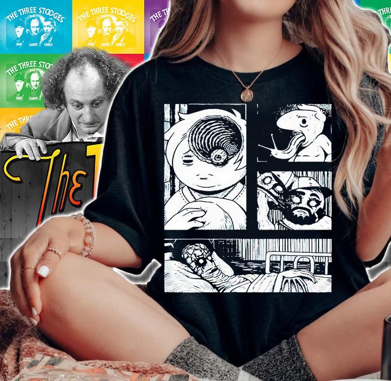 Manga Boys Oney Plays Shark Robot T-shirt woman shirt