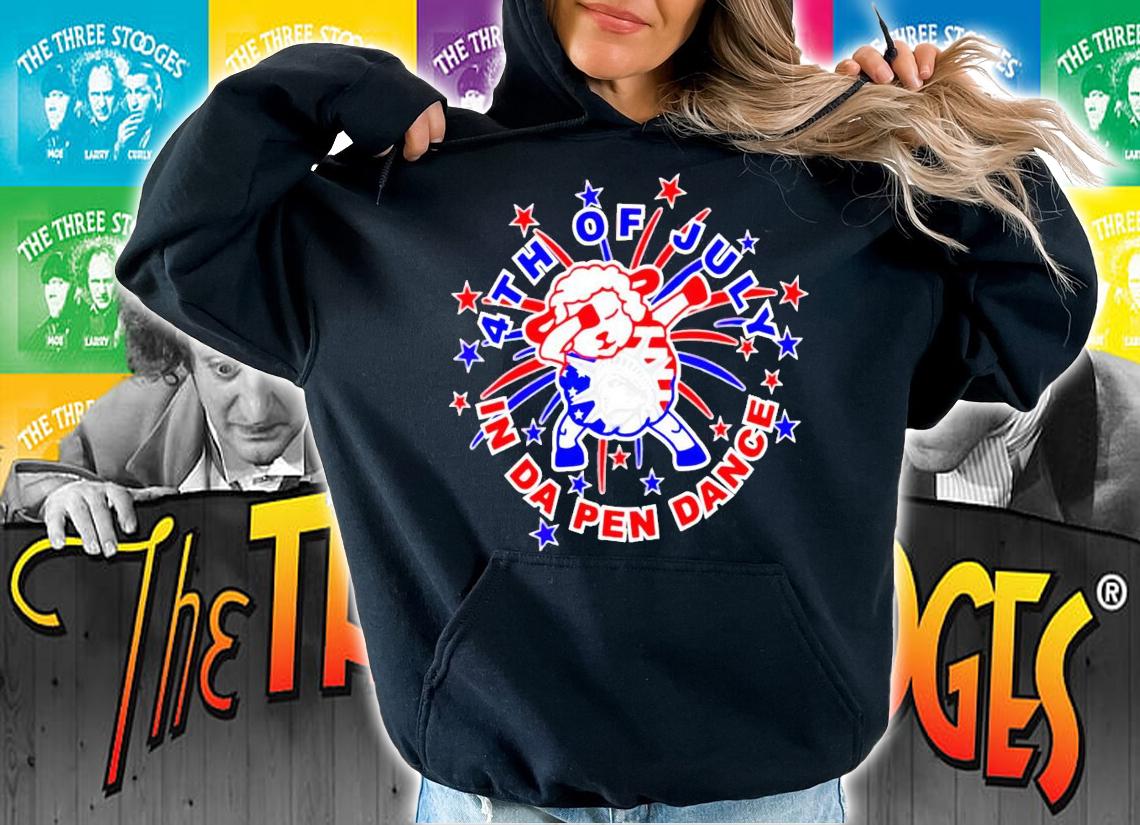 Sheep dabbing 4th of July in da pen dance shirt hoodie