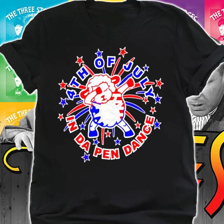 Sheep dabbing 4th of July in da pen dance shirt shirt