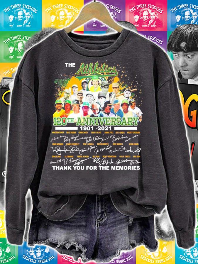 The Athletics 120th anniversary 2901-2021 signatures shirt sweatshirt