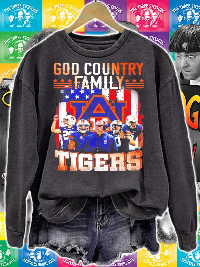 God country family Auburn Tigers shirt