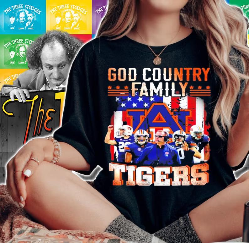 God country family Auburn Tigers shirt