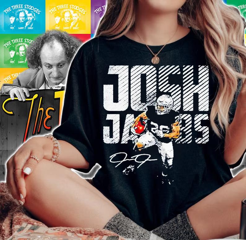 Josh Jacobs Las Vegas Raiders signature T-shirt woman shirt