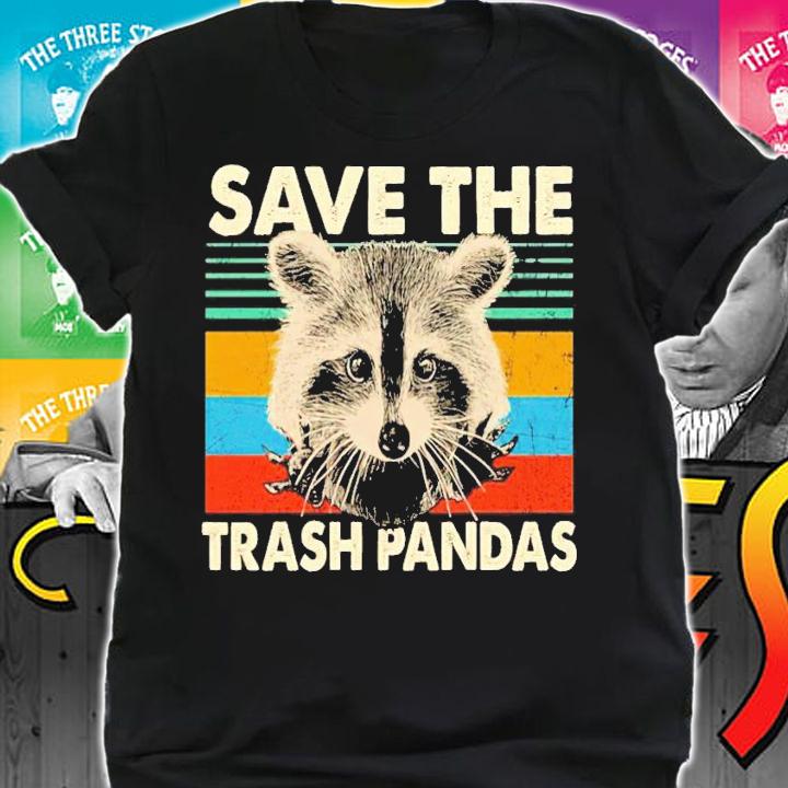 Raccoon save the trash pandas vintage shirt shirt