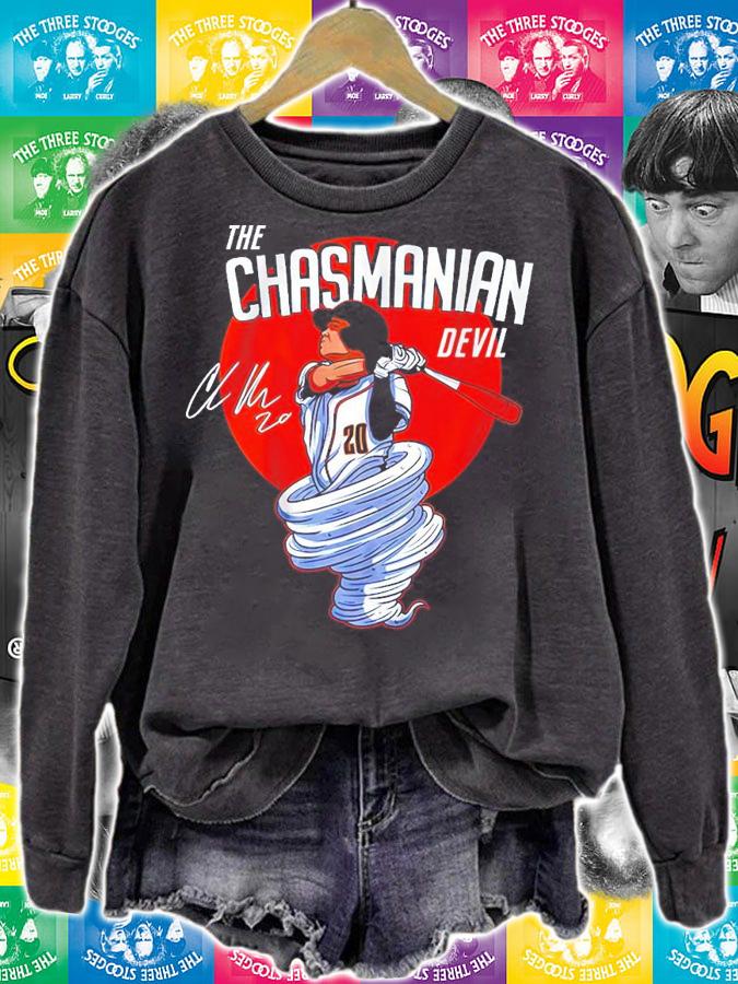 Chas McCormick The Chasmanian Devil baseball signature shirt sweatshirt
