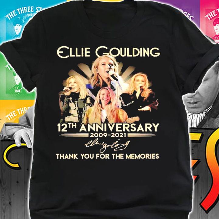 Ellie Goulding 12th anniversary 2009-2021 signature shirt