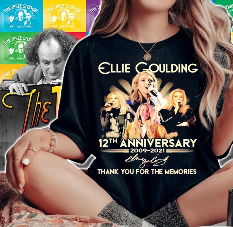 Ellie Goulding 12th anniversary 2009-2021 signature shirt