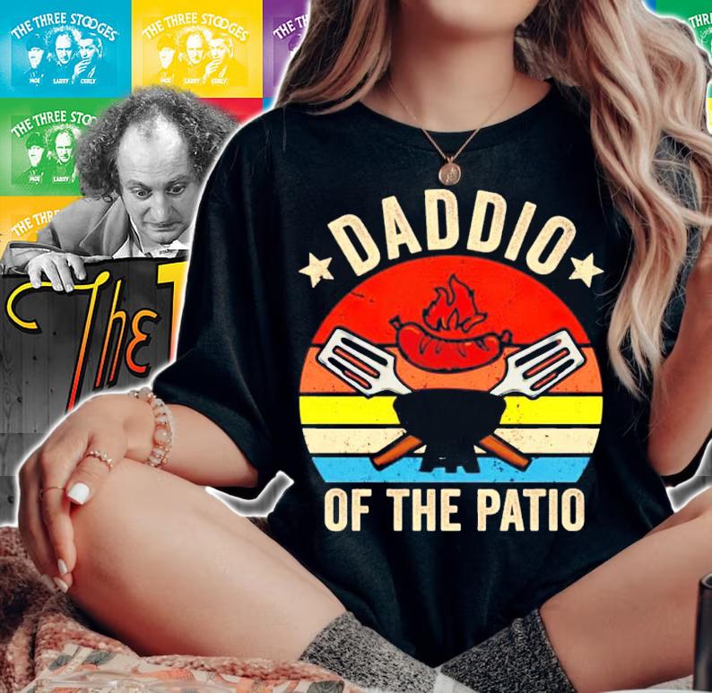 Grill daddio of the patio vintage shirt woman shirt