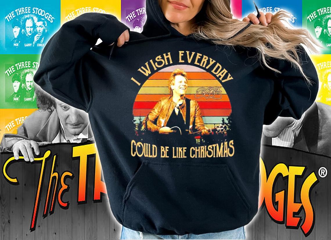 I wish everyday could be like Christmas signature vintage shirt hoodie
