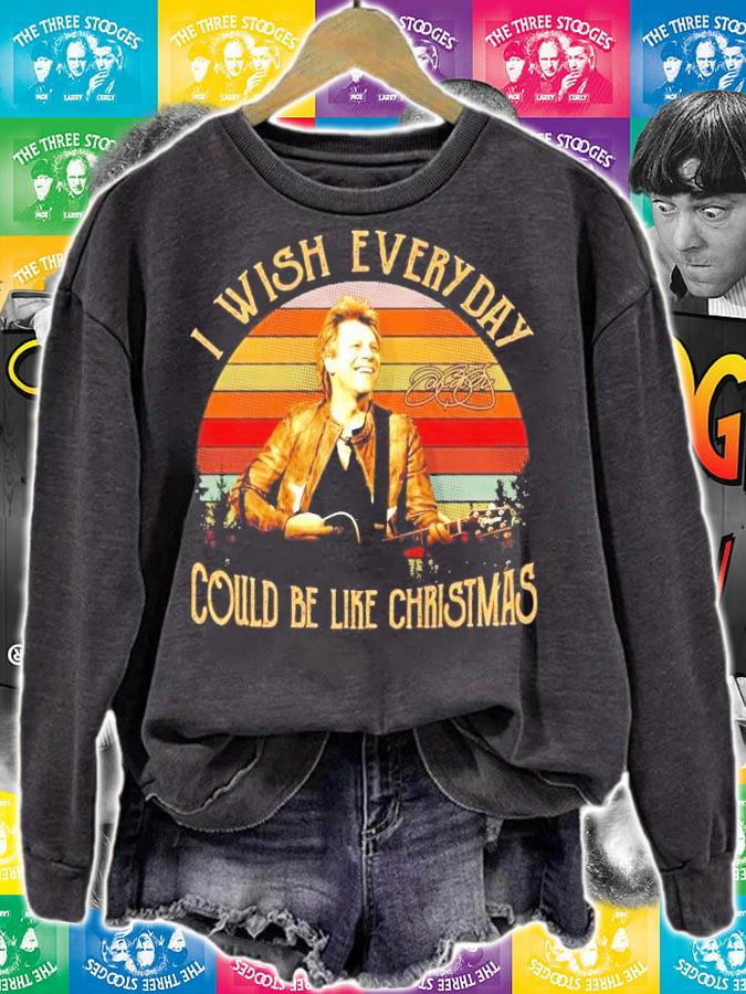 I wish everyday could be like Christmas signature vintage shirt sweatshirt