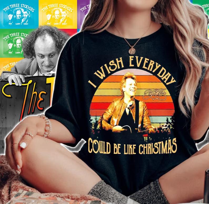 I wish everyday could be like Christmas signature vintage shirt woman shirt
