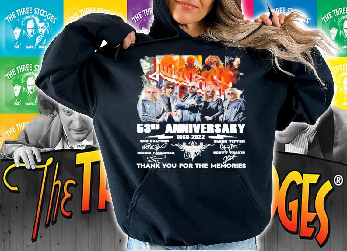 Judas Priest 53rd anniversary 1969-2022 signatures shirt