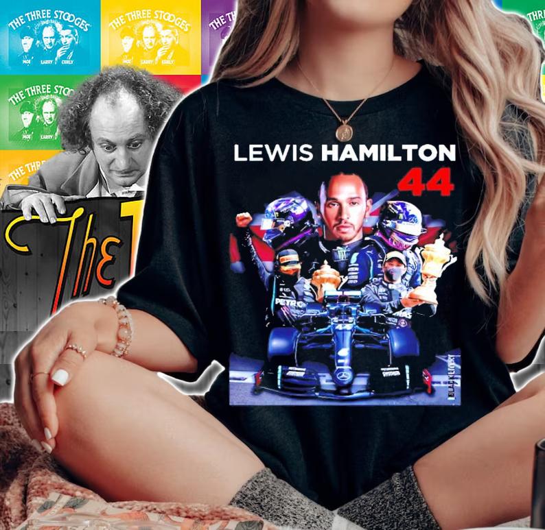 Lewis Hamilton 44 shirt woman shirt
