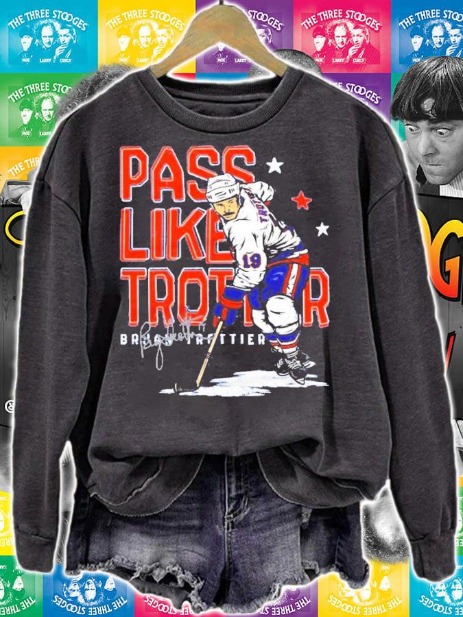 Pass Like Trottier Bryan Trottier New York signature shirt sweatshirt