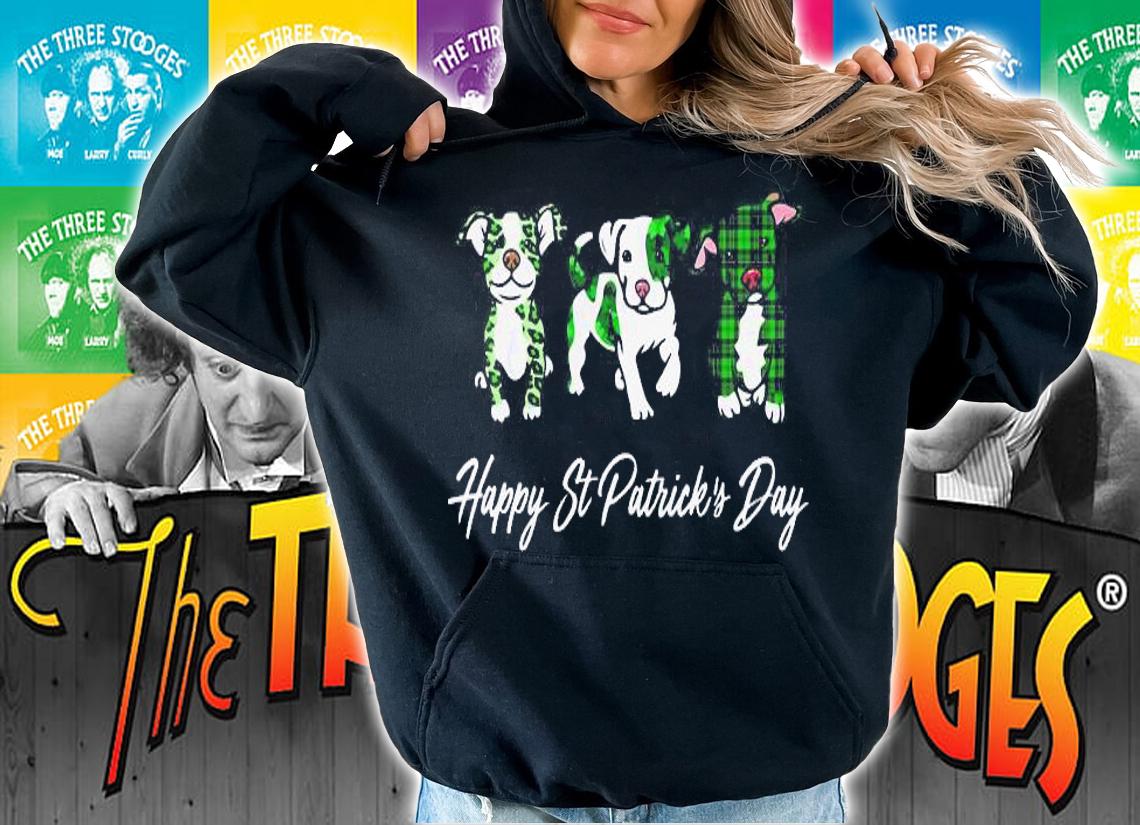 Pit Bull Happy St Patricks Day t-shirt hoodie