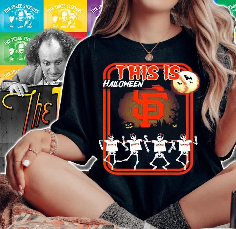 San Francisco this is Halloween baseball shirt woman shirt