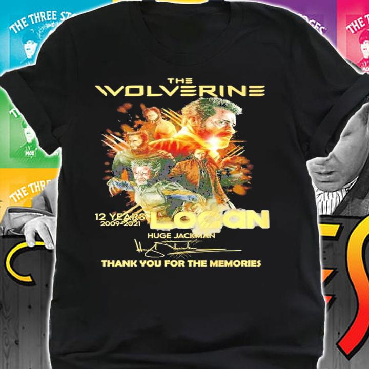 The Wolverine 12 years 2009-2021 Logan Hugh Jackman signature shirt shirt