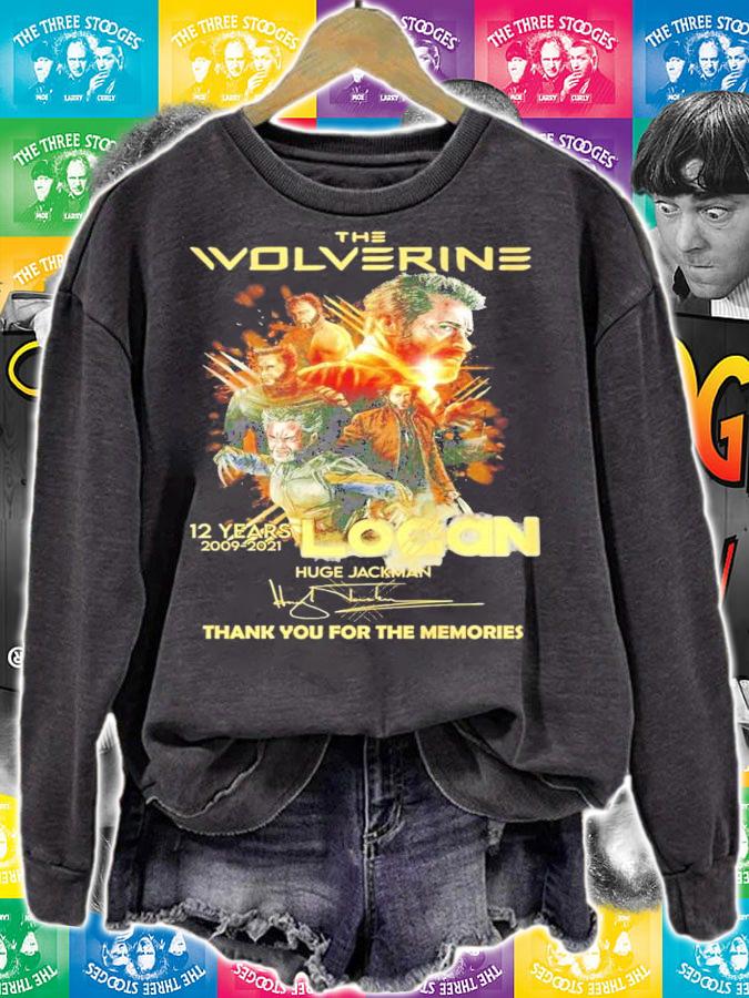The Wolverine 12 years 2009-2021 Logan Hugh Jackman signature shirt sweatshirt