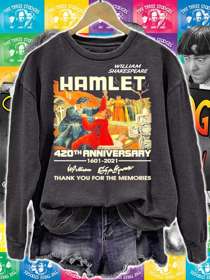 William Shakespeare Hamlet 420th anniversary signature shirt sweatshirt