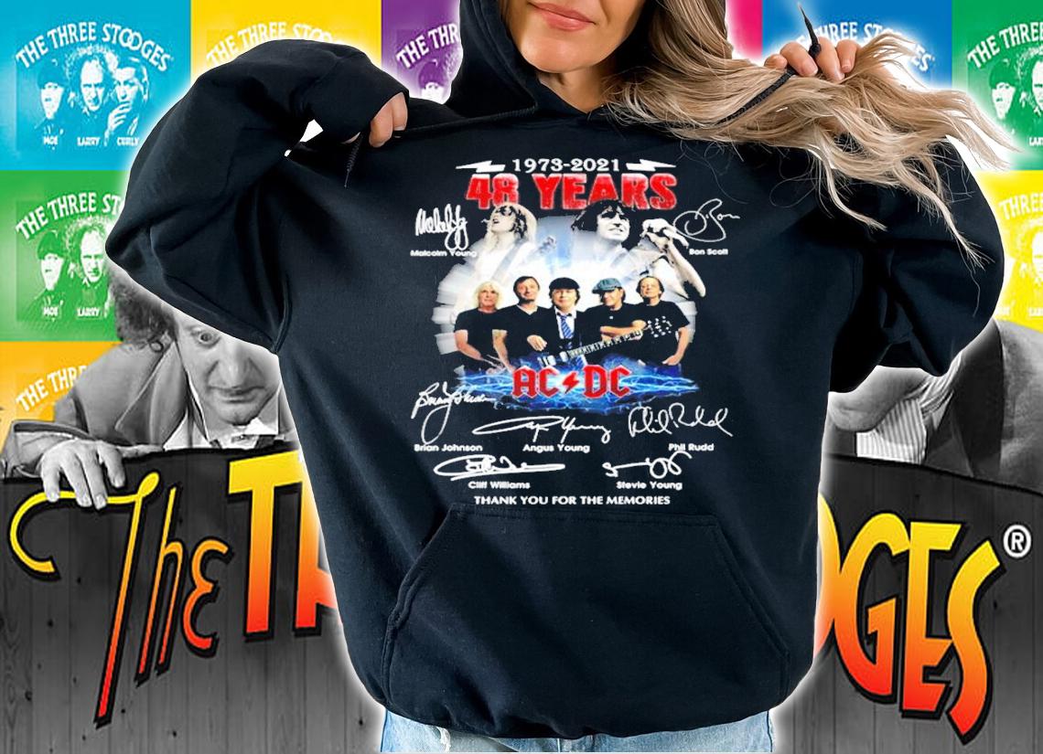 1973-2021 48 years ACDC thank you for the memories shirt