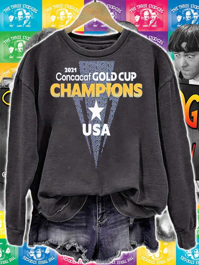 2021 Concacaf Gold Cup Champions USA shirt