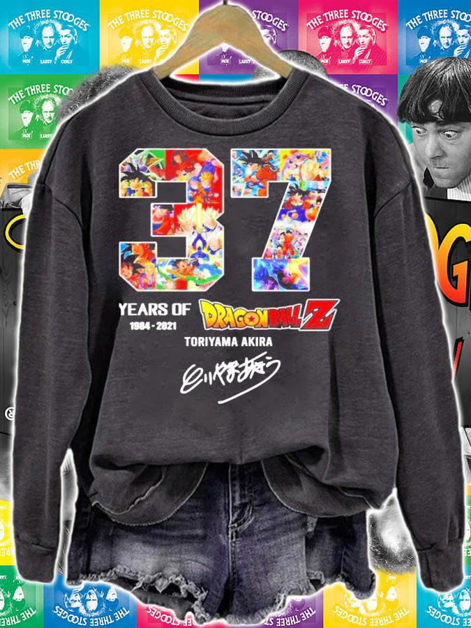37 years of 1984-2021 Dragon Ball Z signature shirt sweatshirt