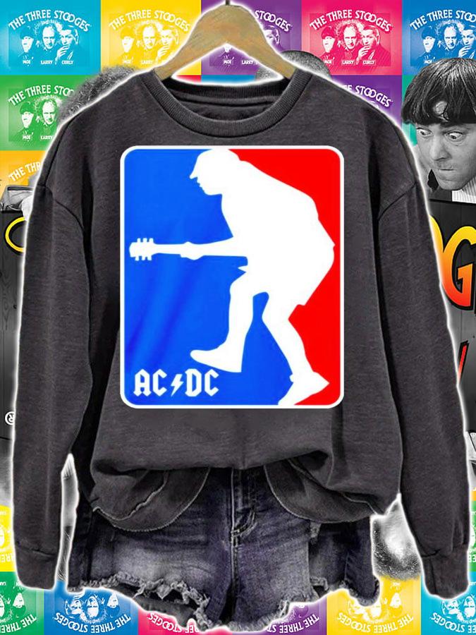ACDC logo NBA shirt sweatshirt