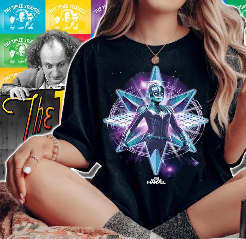 Captain Marvel Galactic Warrior T-shirt