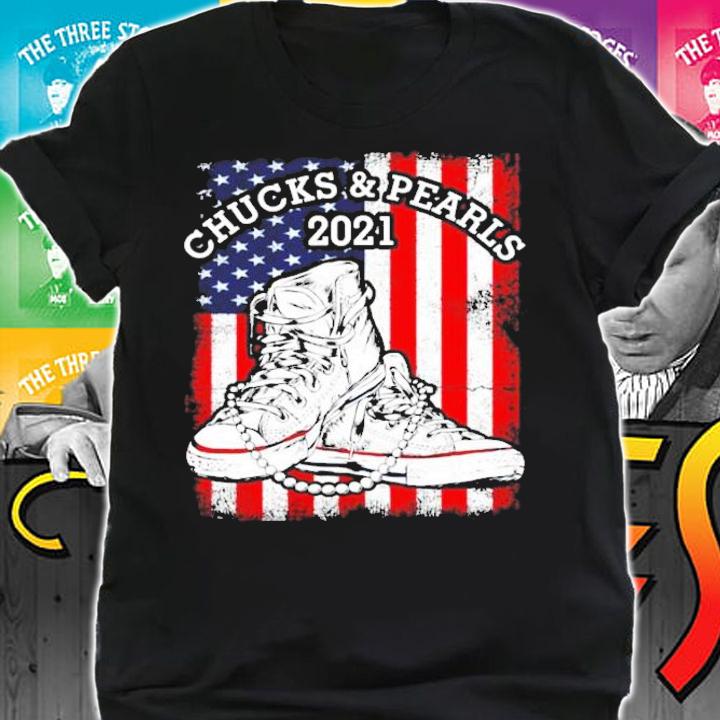 Chucks and pearls Kamala Harris 2021 American Flag shirt shirt