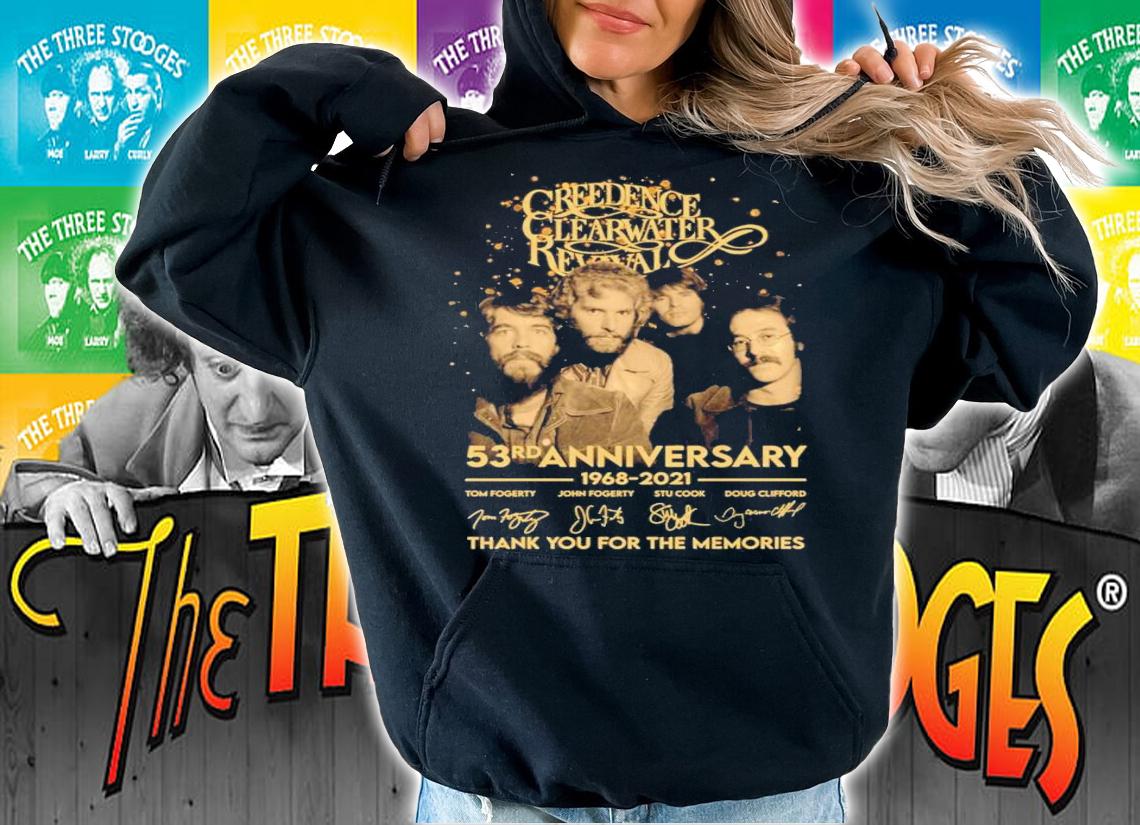 Creedence Clearwater Revival 53rd anniversary 1968-2021 signatures shirt hoodie