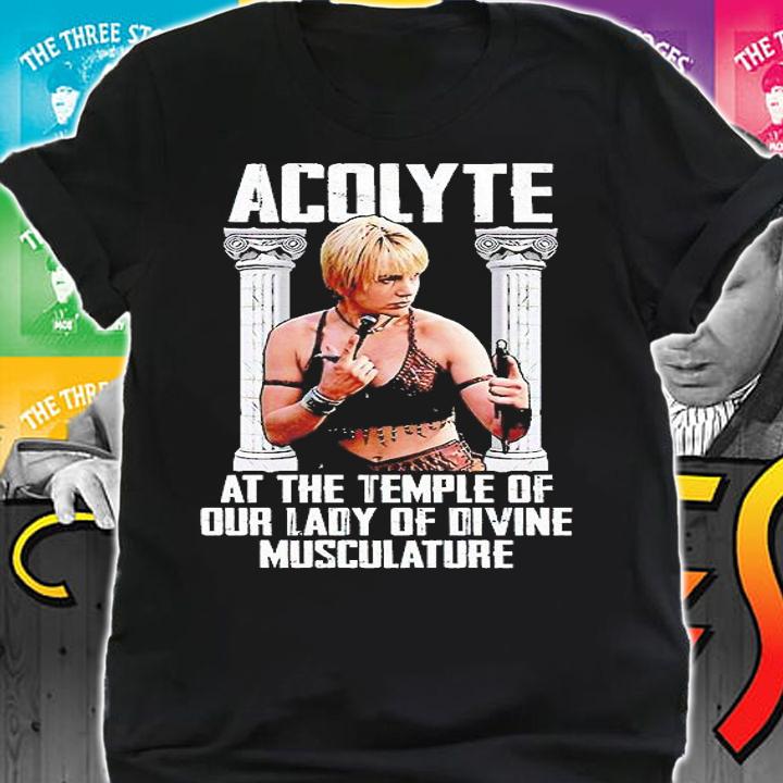 Gabrielle Acolyte at the temple of our lady of divine musculature T-shirt shirt
