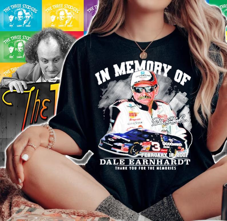 In memory of february 18, 2001 Dale Earnhardt thank you for the memories t-shirt, sweater woman shirt