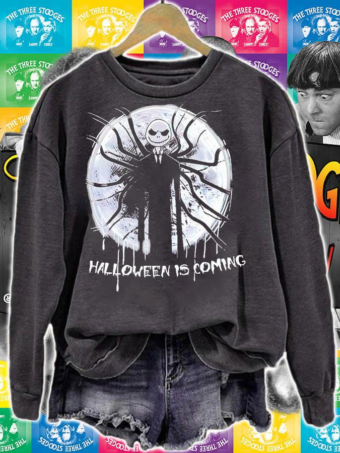 Jack Skellington Halloween Is Coming, The Nightmare Before Christmas Jack and Sally shirt