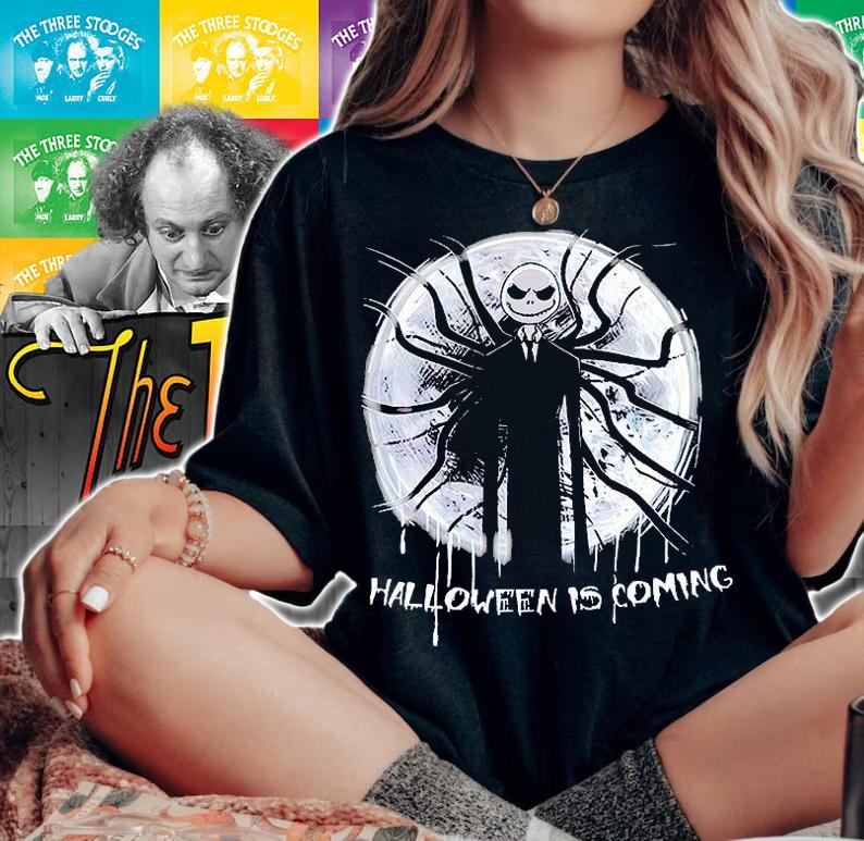 Jack Skellington Halloween Is Coming, The Nightmare Before Christmas Jack and Sally shirt