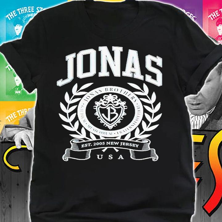 Jonas Brothers fraternity est 2005 New Jersey USA T-shirt