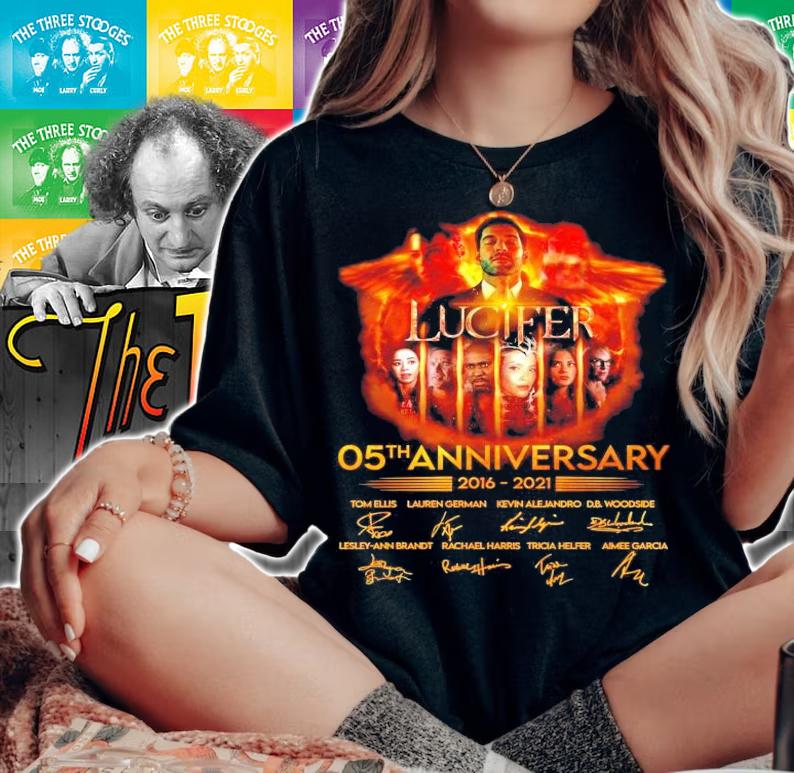 Lucifer 05th anniversary 2016-2021 signature shirt