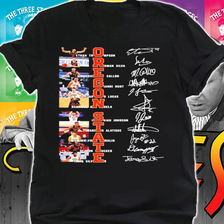 Oregon State team player football signature shirt shirt