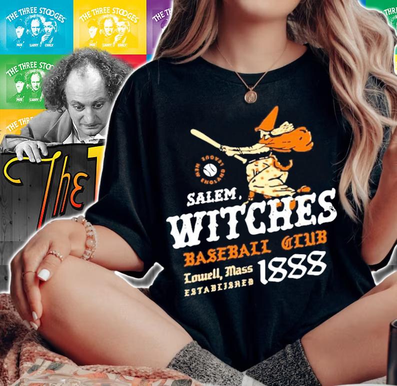 Salem Witches Vintage Minor League Baseball t-shirt woman shirt