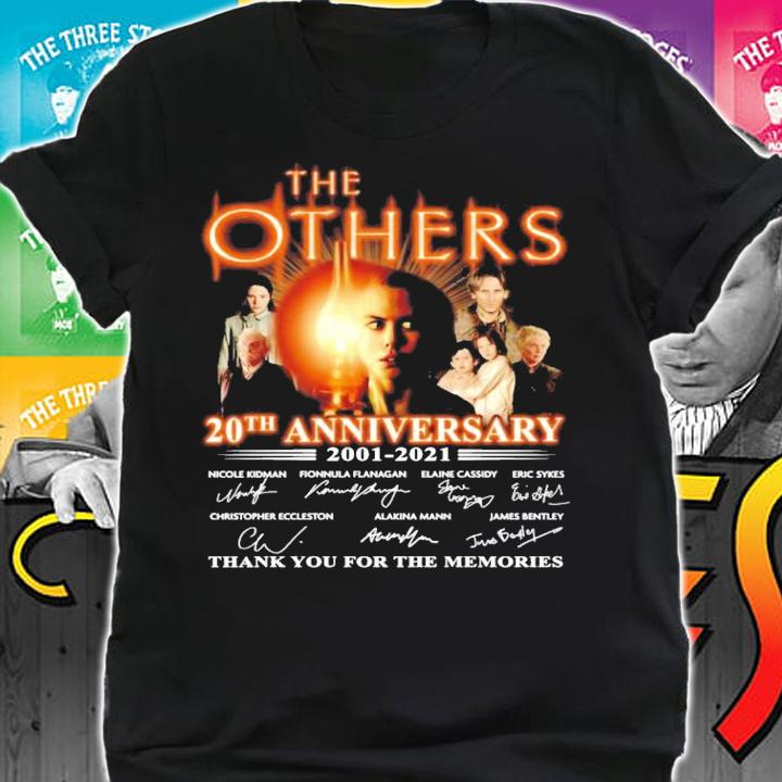 The Others 20th anniversary 2001-2021 signatures shirt shirt