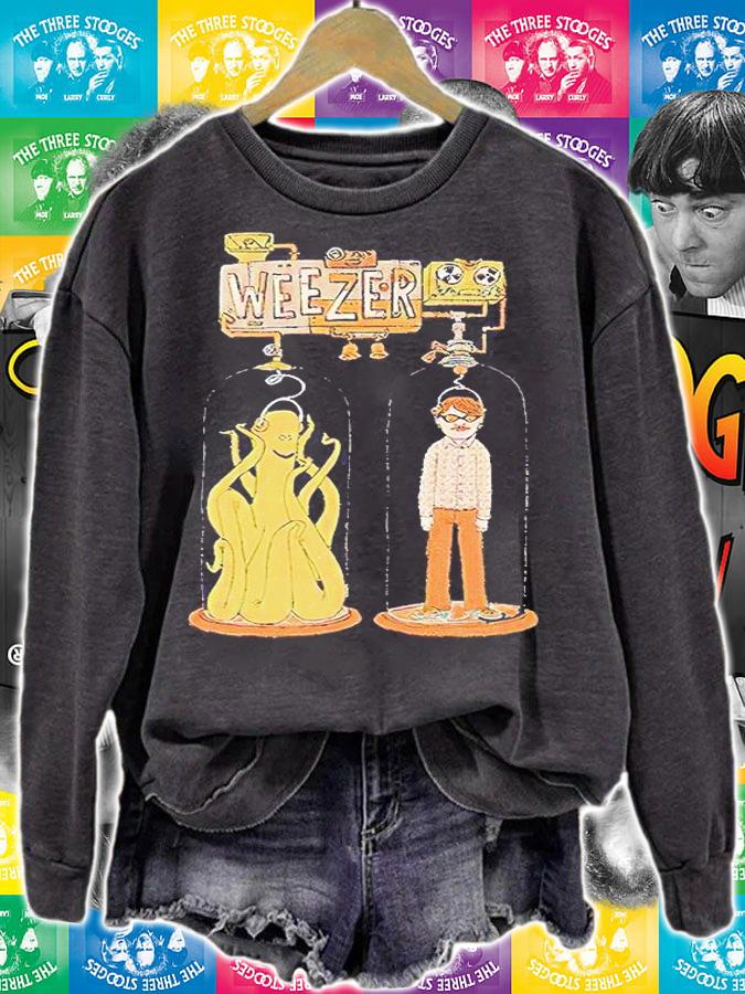 Weezer Hella Mega Tour 2021 Ring The Bell Jar Crewneck T-shirt sweatshirt
