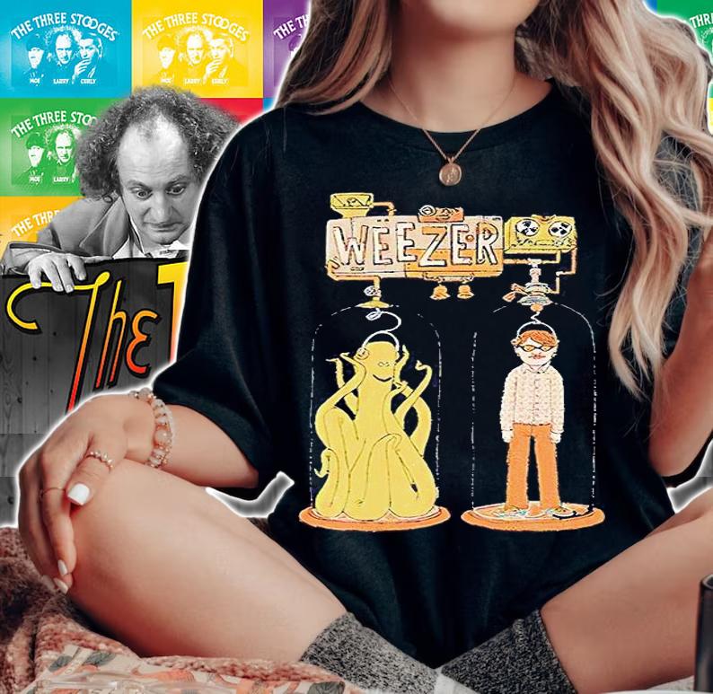 Weezer Hella Mega Tour 2021 Ring The Bell Jar Crewneck T-shirt woman shirt