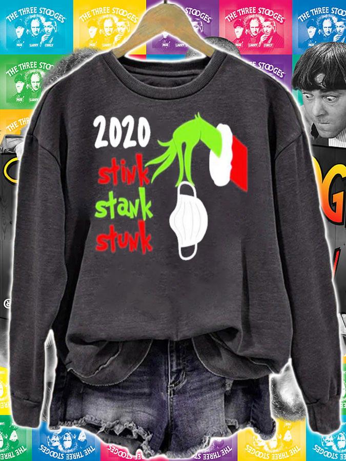 2020 Stink Stank Stunk Funny Quarantine Christmas t-shirt
