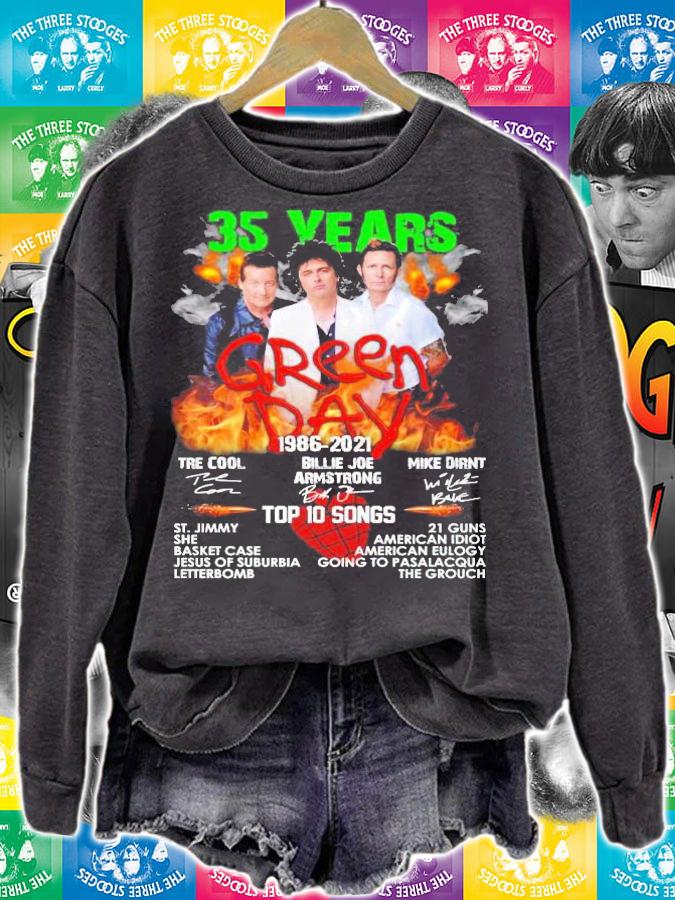 35 years Green Day 1986 2021 Top 10 Songs shirt sweatshirt