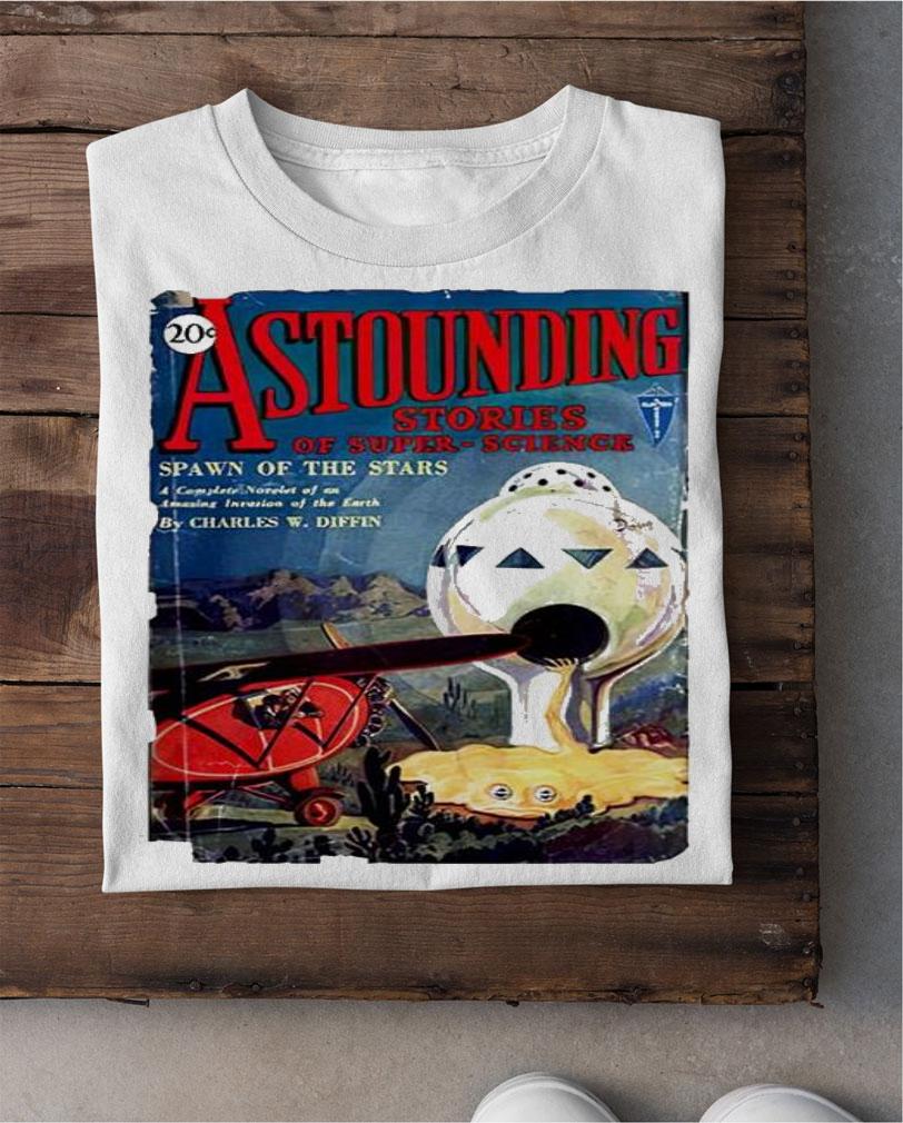 1930s science fiction futuristic classic comic book cover artwork shirt shirt