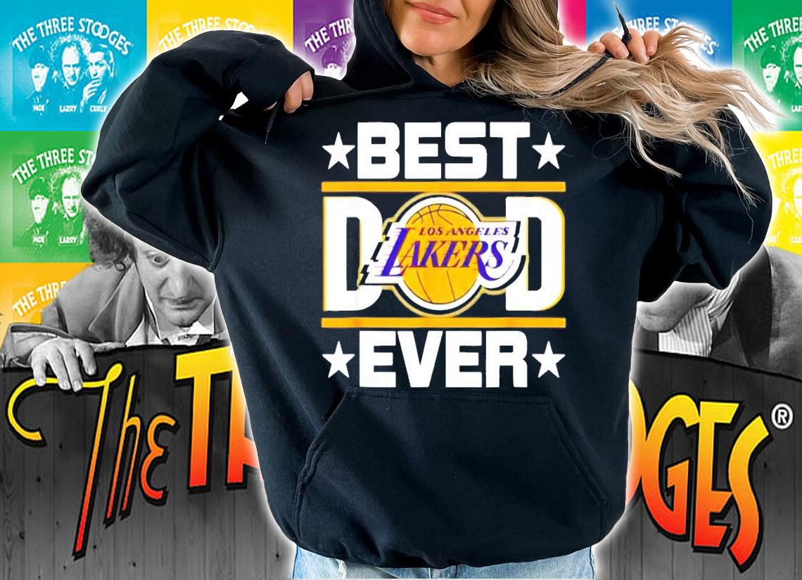 Best dad ever Los Angeles Lakers star shirt hoodie