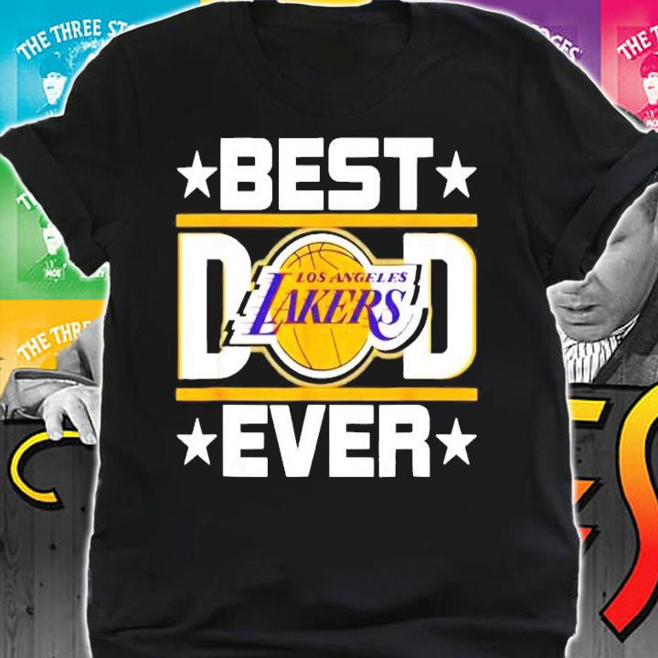 Best dad ever Los Angeles Lakers star shirt shirt