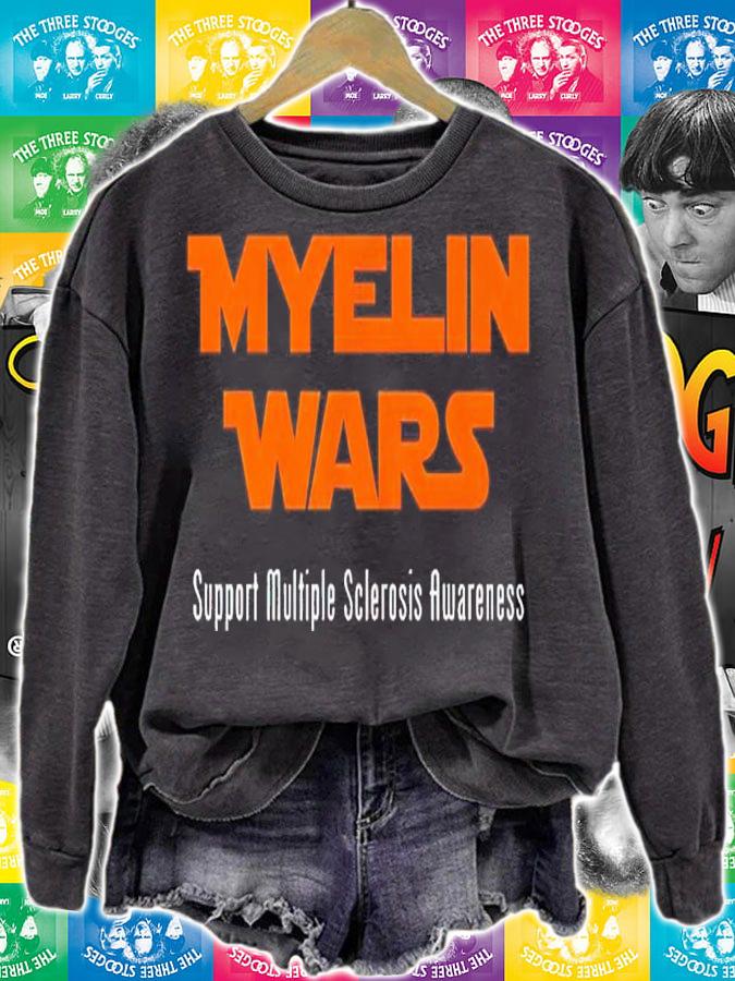 Myelin Wars support multiple sclerosis shirt sweatshirt