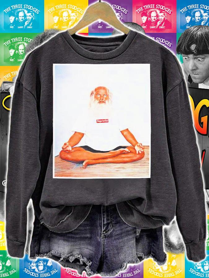 Supreme x Rick Rubin photo shirt sweatshirt